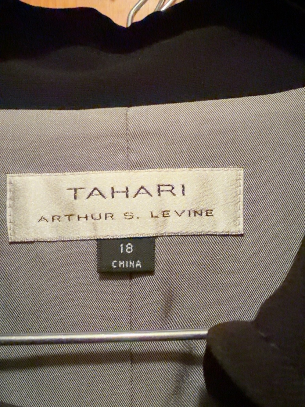 Tahari Browns Blazer and skirt with Light Gray Lining